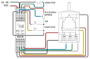 Управление бесколлекторным двигателем постоянного тока в комбинированном режиме