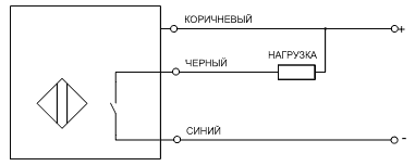 Датчик бесконтактный оптический O01-NO-PNP-P(Л63 с регулировкой)