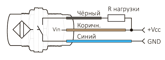 Пищ 6 1 датчик бесконтактный схема подключения Купить бесконтактный датчик по доступным ценам от компании Электропривод